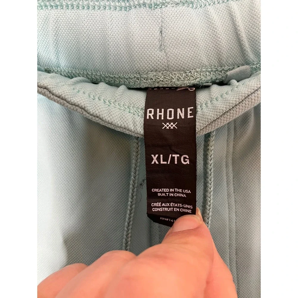 Rhône retro session pull on shorts teal men's size XL casual trendy beach summer